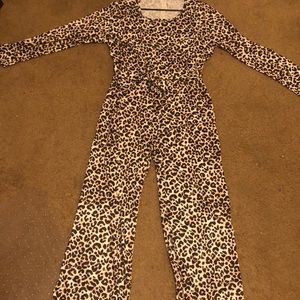 Cheetah Print One Piece Jumper New